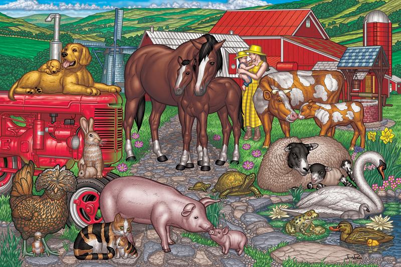 Farm Mothers and Babies